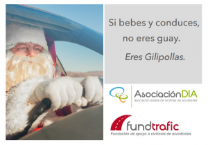 Asociación DIA y Fundtrafic:  ‘Si bebes y conduces no eres guay. Eres gilipollas’